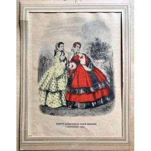 1851 Godey’s Americanized Paris Fashions